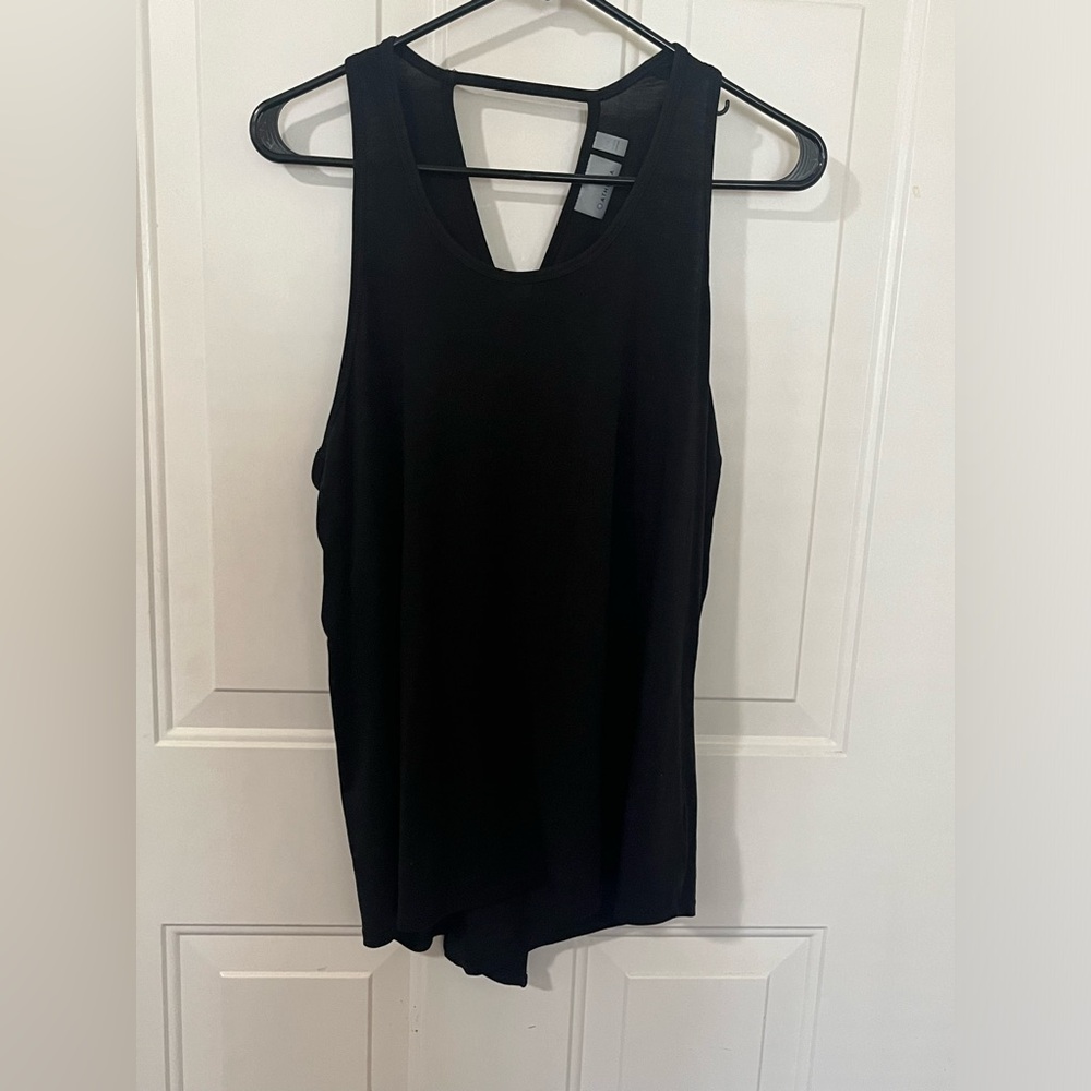LIKE NEW Athleta Women’s Essence Tie Back Tank - Black - Sz Medium